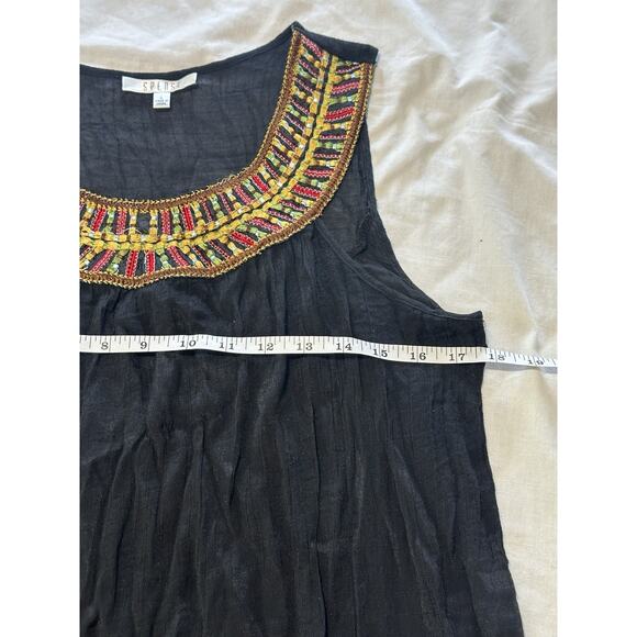 Spense Beaded Embroidered Sleeveless Blouse – Size L - Picture 4 of 5